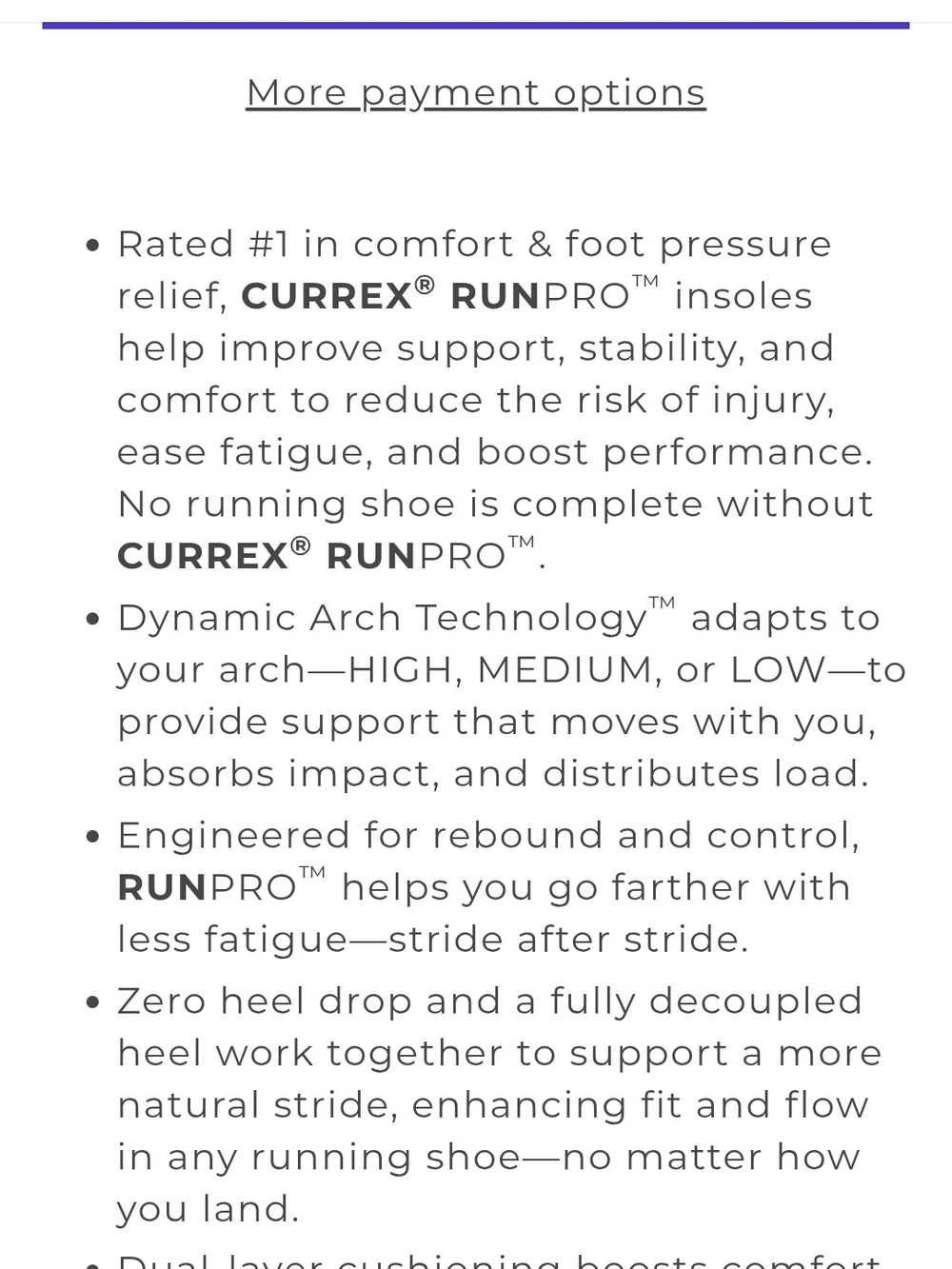 CurRex RunPro Low-Profile Insole - Picture 7 of 7